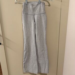 Aritzia heather gray flare leggings